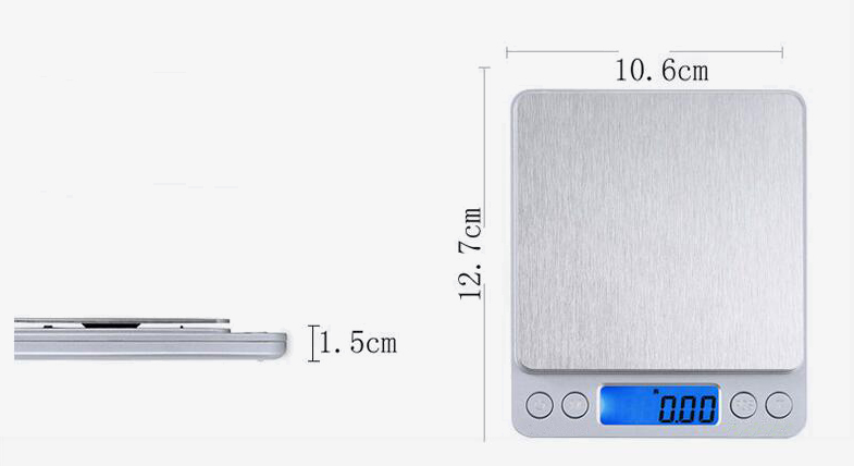 Kitchen scale dimensions