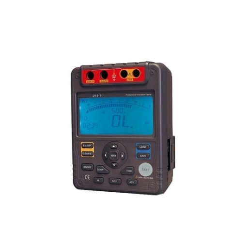 Digital Megger Insulation Tester, 500V/1000V/2500V/5000V