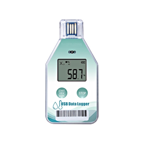 USB Single Use Temperature Data Logger with LCD Display