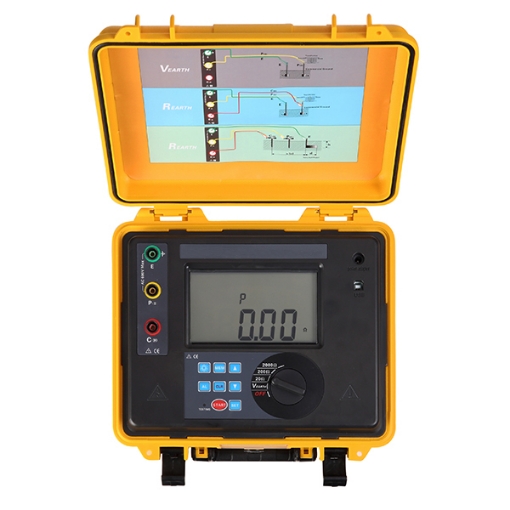 Digital Earth Resistance Tester, 0.010Ω~2000Ω