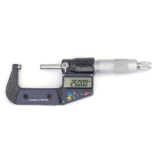 Digital Micrometer, 1~2 Inch Range, 0.00007 Inch Accuracy