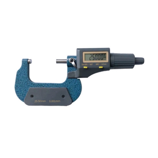 Digital Micrometer, 1~2 Inch Range, 0.0001 Inch Accuracy