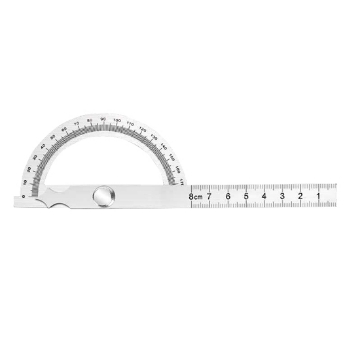 80x120mm Adjustable Stainless Steel Angle Protractor
