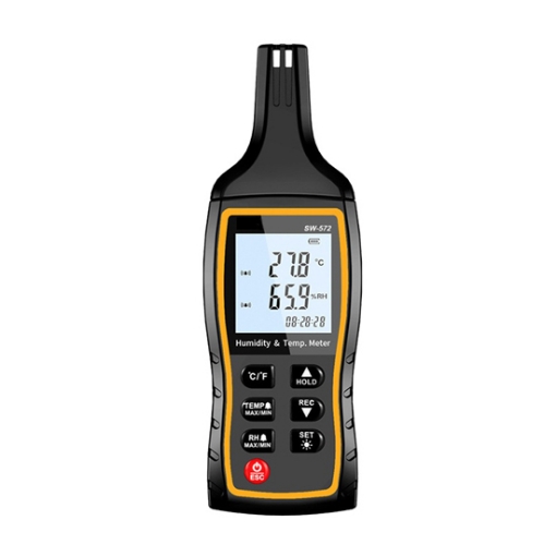 Portable Digital Thermometer Hygrometer, LCD Display