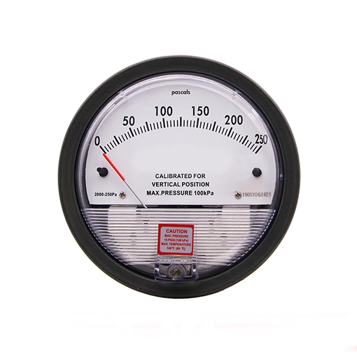 Differential Pressure Gauge, 0~250Pa