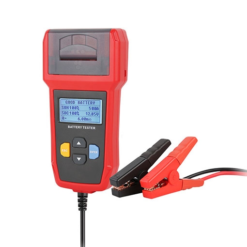 12V/24V Digital Car Battery Tester with Built-in Printer