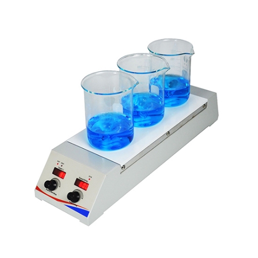 Multi-Position Magnetic Hotplate Stirrer, 3-Position