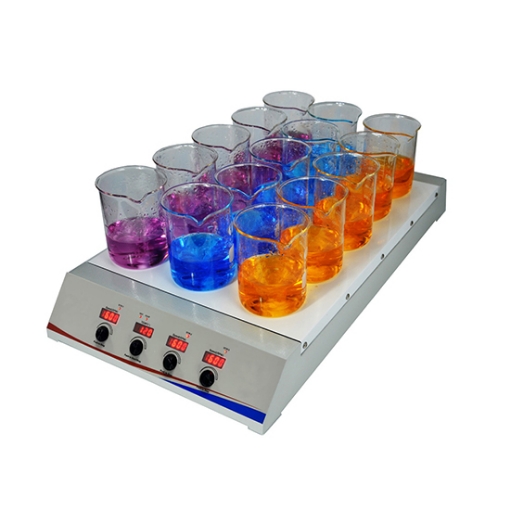 Multi-Position Magnetic Hotplate Stirrer, 15-Position