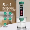 Digital Water Quality Tester for PH/TDS/Temp/EC/Salt