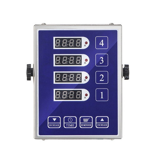 4-Channel Commercial Digital Kitchen Timer