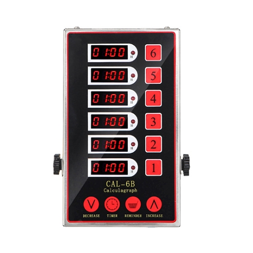 6-Channel Commercial Digital Kitchen Timer