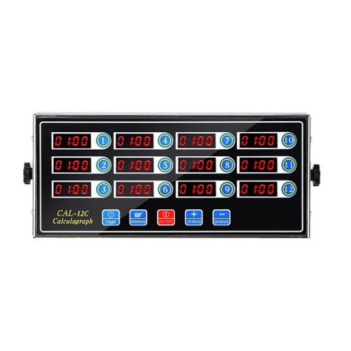 12-Channel Commercial Digital Kitchen Timer