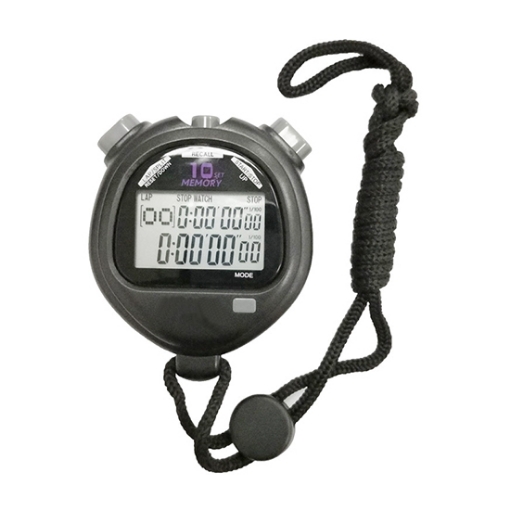 Double-Row 10-Lap Stopwatch Timer