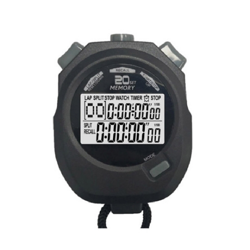 Double-Row 20-Lap Stopwatch Timer