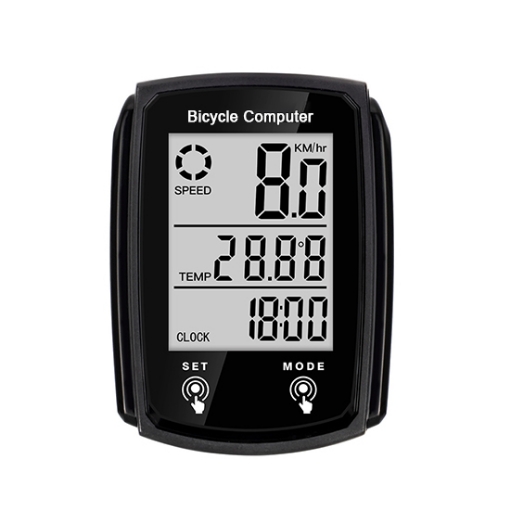 Touch Screen Bike Computer with Backlight Display