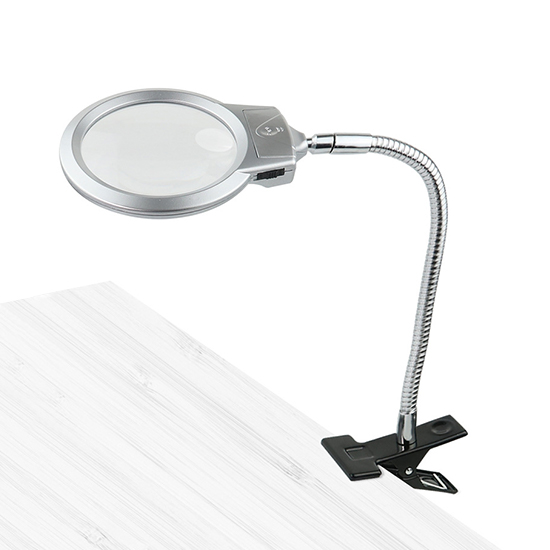 LED Magnifying Glass with Clamp | sisco.com