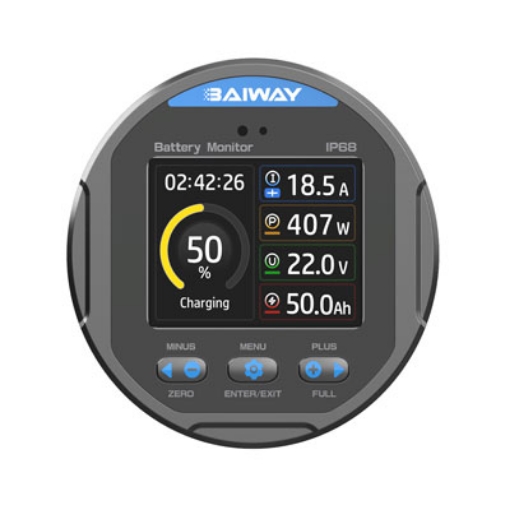 Electric Battery Capacity Indicator, 50A/100A/350A, 12V/24V
