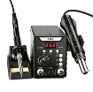 700W 2 in 1 Soldering Station, Hot Air & Iron