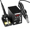 700W 2 in 1 Soldering Station, Hot Air & Iron