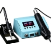 600W 2 in 1 Digital Soldering Station, Hot Air & Iron