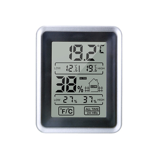 Touch Screen Digital Thermometer Hygrometer For Indoor