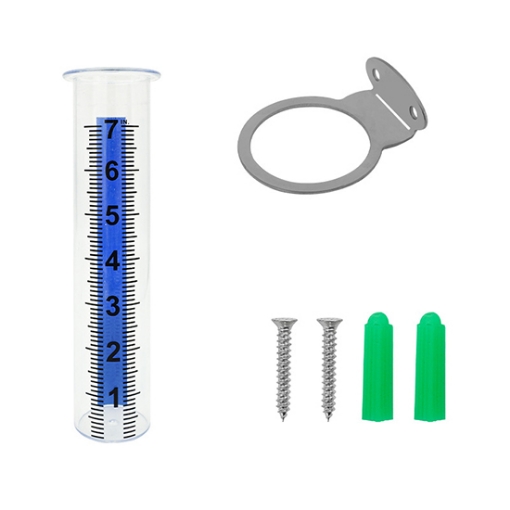 Outdoor Rain Gauge for Fence