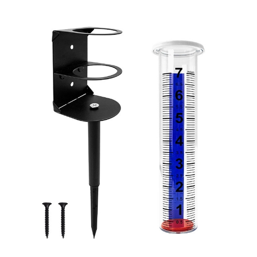 Graduated Cylinder Rain Gauge for Home Use