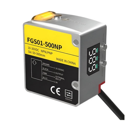 Long Distance Color Sensor, 30-70mm/50-500mm