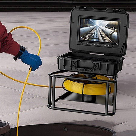 10-inch sewer inspection camera for diverse usages