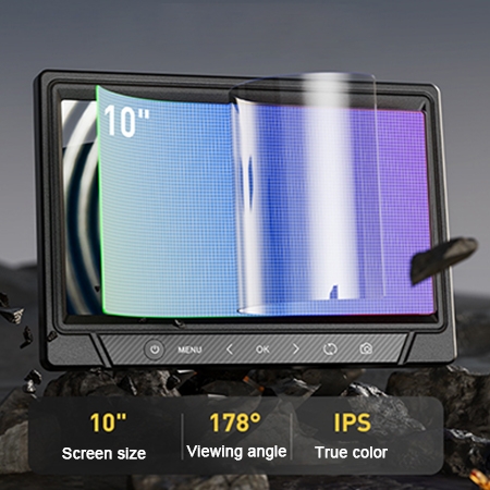10-inch sewer inspection camera HD display