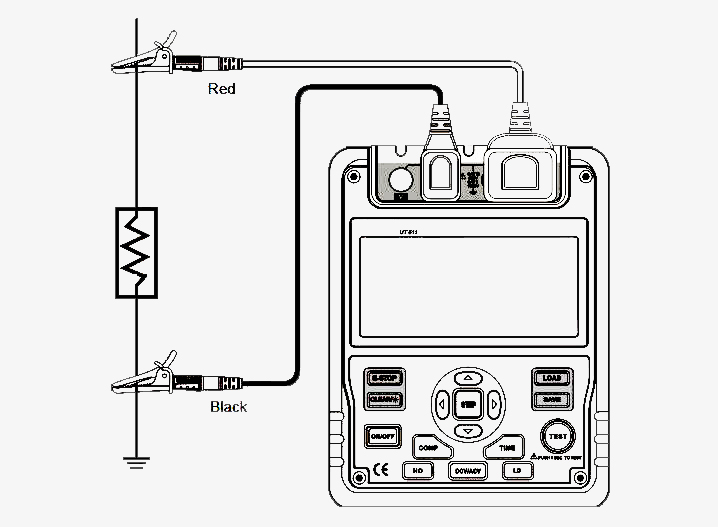 1000V megger insulation resistance tester wiring diagram