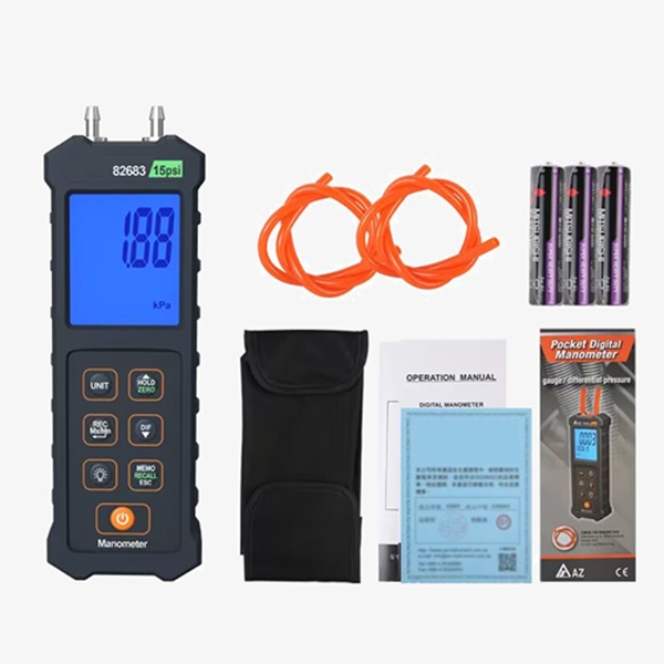 103 kpa digital manometer packing list