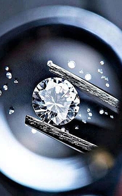 10X diamond loupe for clarity inspection