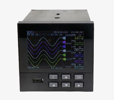 12 channel thermocouple data logger with display