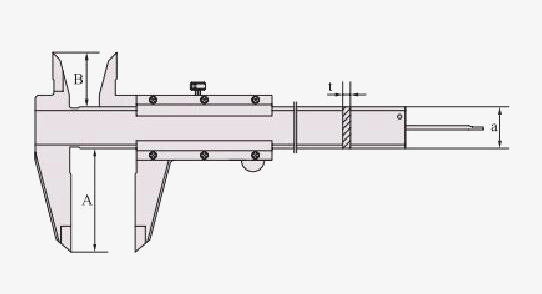 125mm digital vernier caliper dimensions