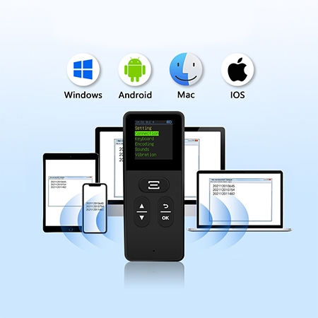 1D 2D bluetooth barcode scanner detail