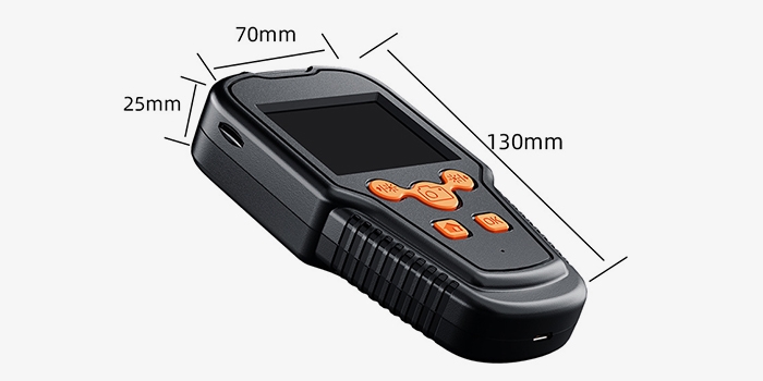 2.4 inch endoscope inspection camera dimensions
