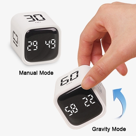 2 modes in a cube digital kitchen timer