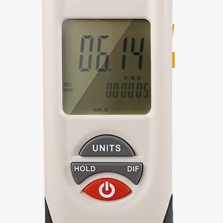 206.8 kpa digital differential pressure manometer with lcd display