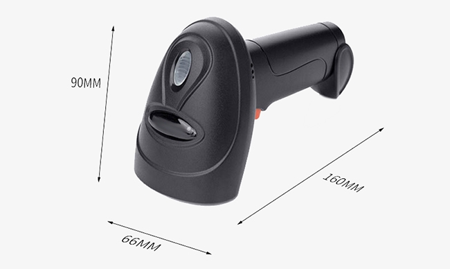 2d barcode scanner size