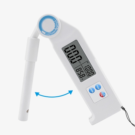 3 in 1 digital salinity tester with foldable design