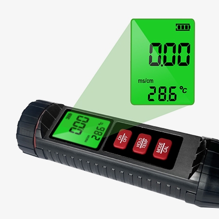 3 in 1 digital soil tester equipped with lcd backlit display