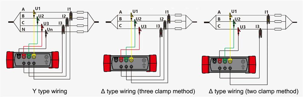 3 phase volt amp meter wiring
