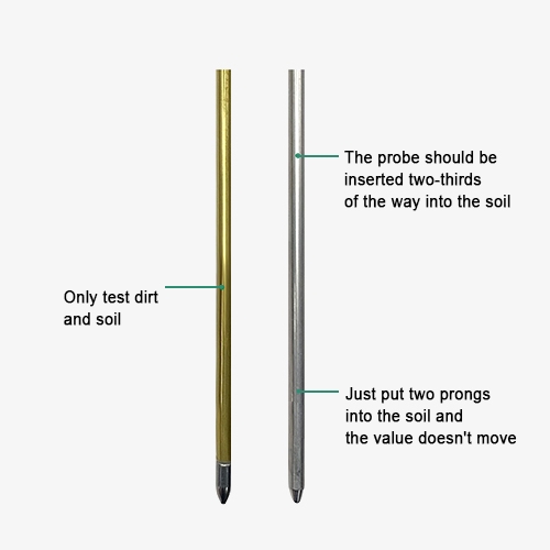 3 Way soil ph meter probe