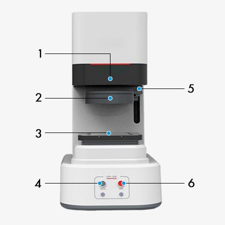 3D optical profilometer structure diagram