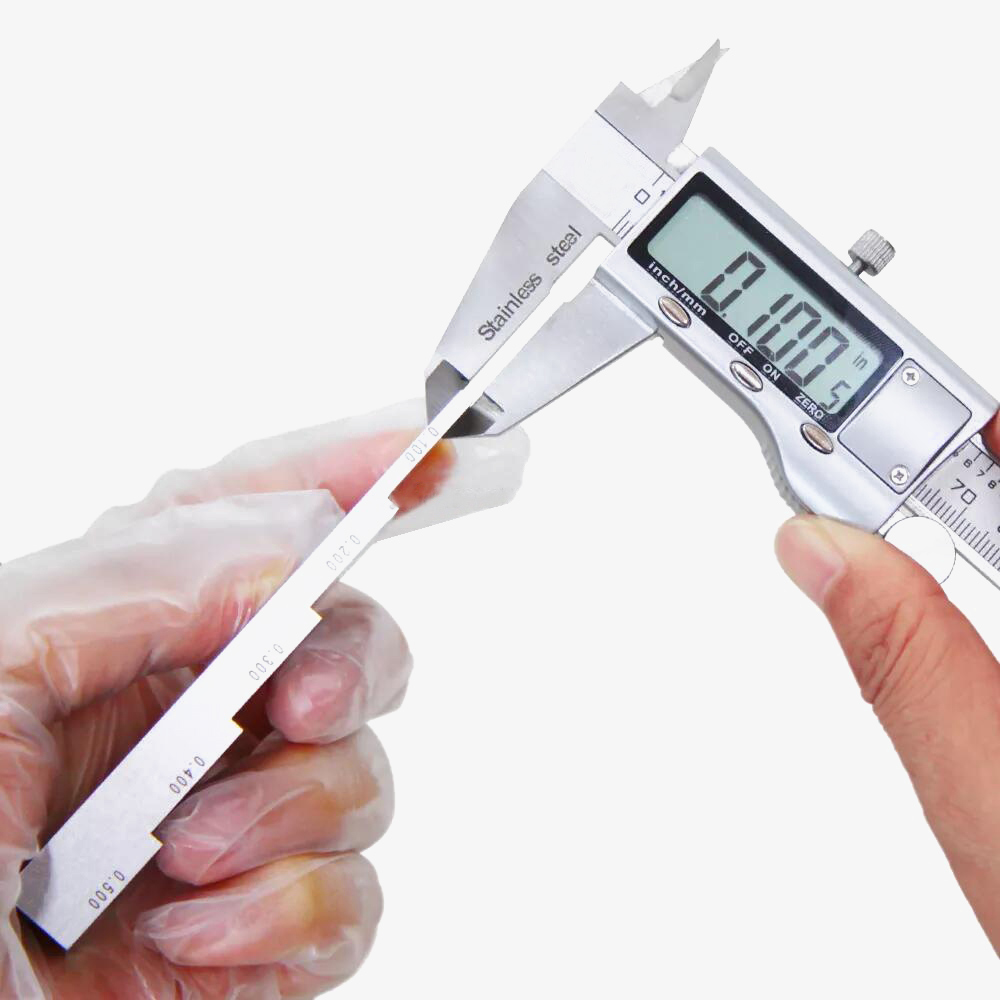 4-10 step calibration block for ultrasonic thickness gauge