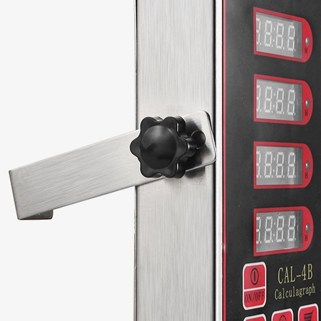 4 channel commercial digital kitchen timer bracket hook
