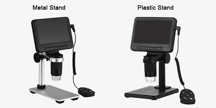 5-inch WiFi digital microscope metal and plastic stand