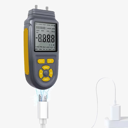 Digital manometer charge details