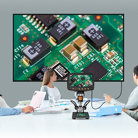 7-inch 1000X digital microscope HDMI output